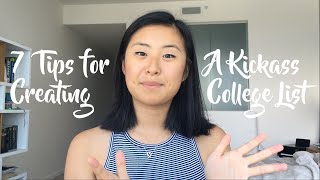 7 TIPS FOR CHOOSING A COLLEGE LIST