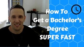 How to Get an ACCREDITED American Bachelor's Degree SUPER FAST