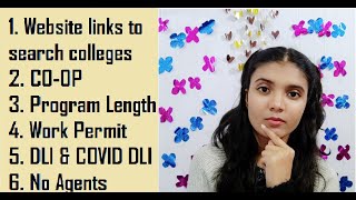 How to find colleges/ courses / without agent / canada government #website/ #international #students
