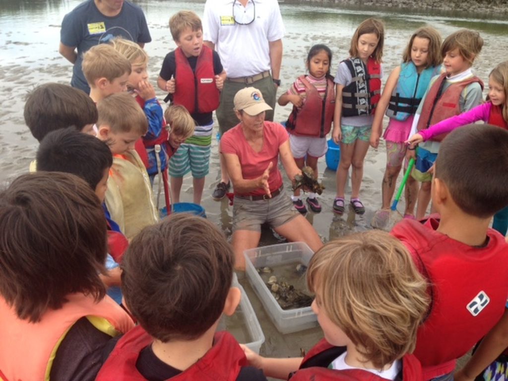 As part of its marine and environmental sciences program, Wrightsville Beach Elementary School students participate in hands-on learning about their local ecosystem.
