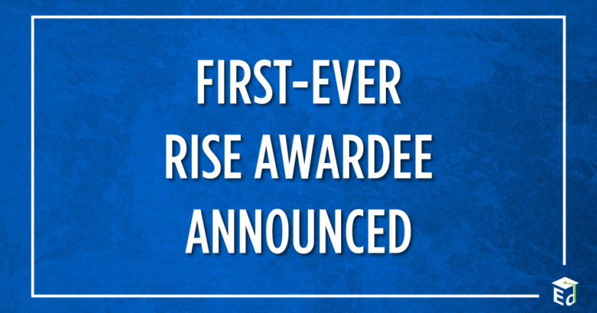 First-Ever RISE Awardee Announced